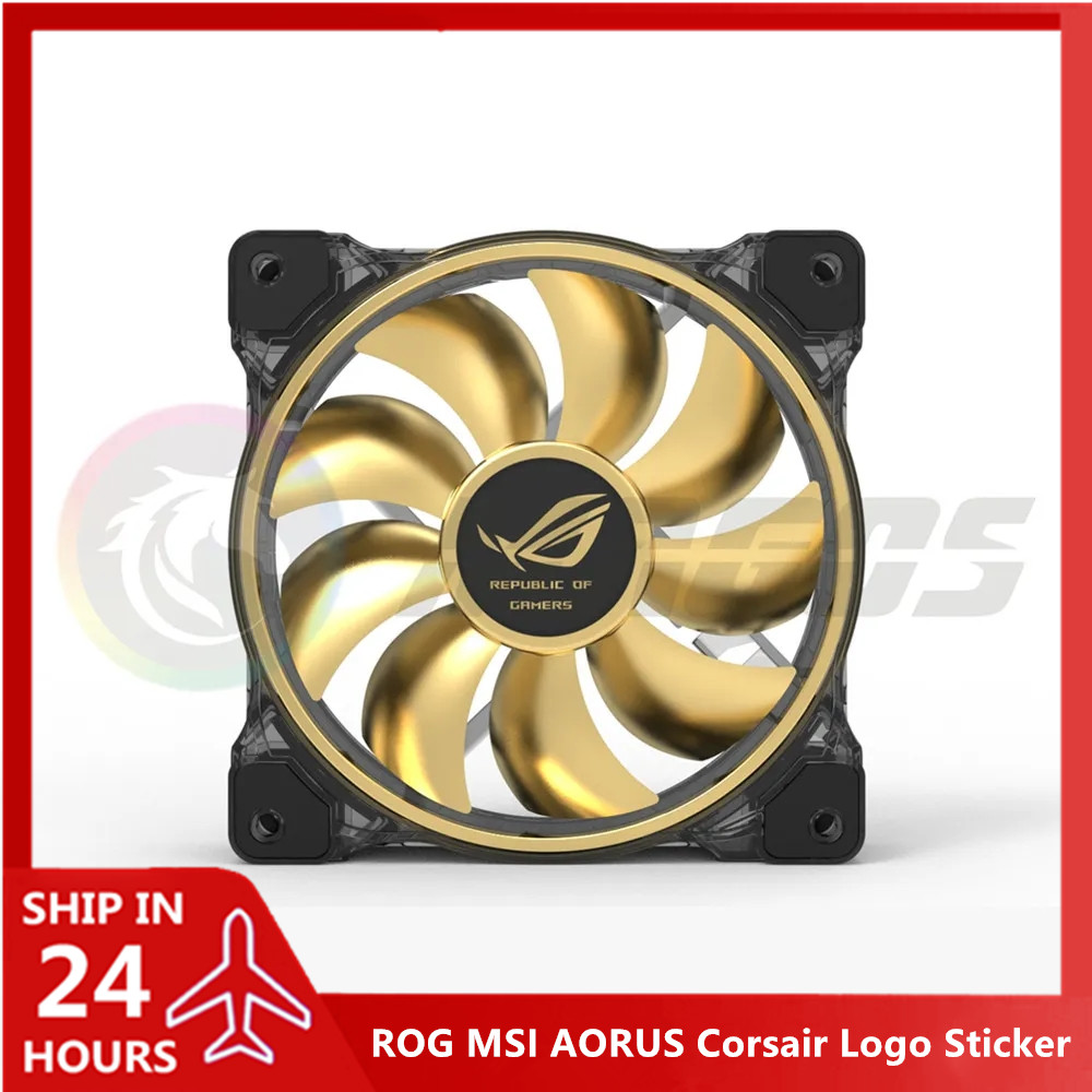 Pc Gaming Upgrades - PC Gamer Cabinet Fan Logo Sticker