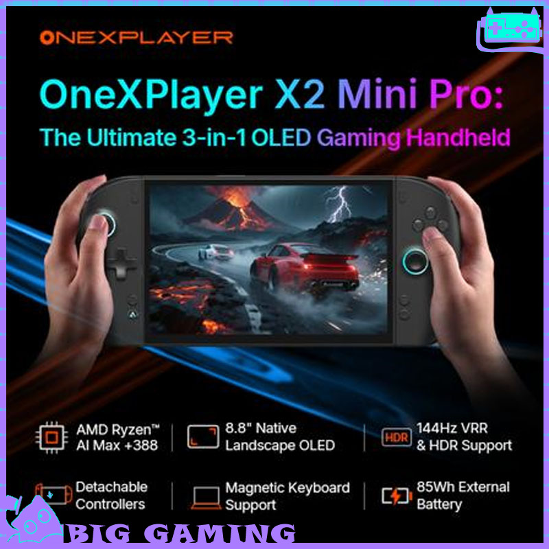 Pc Gaming Ryzen - OneXPlayer X2 Mini Pro 3‑in‑1 Gaming