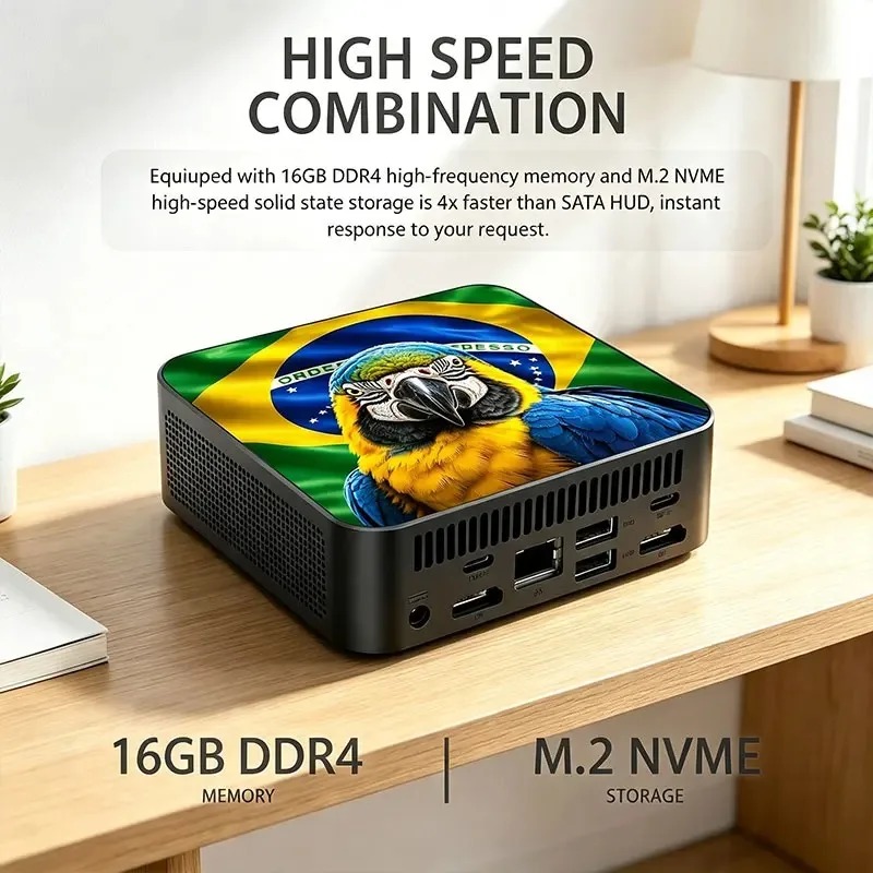 Mexico Brazil Flag Mini PC Int - Pc Gaming New review and price