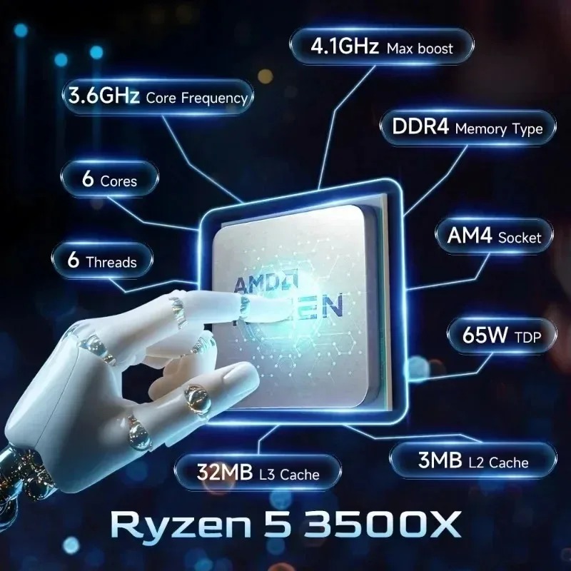 AMD R5 3500X Original Brand Ne - Amd Cpu Ryzen 5 review and price