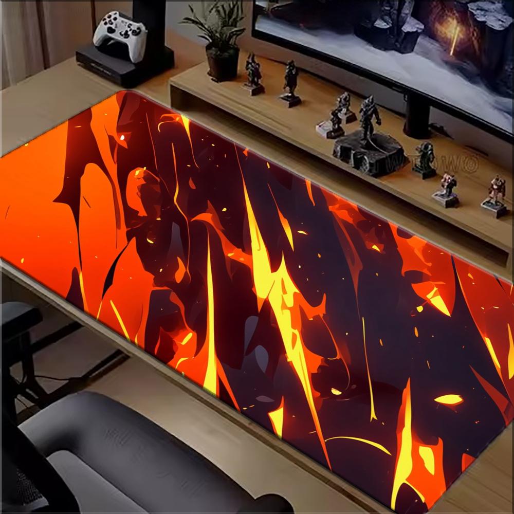 Orange Flame Lava Large Extend - Pc Gaming Orange review and price