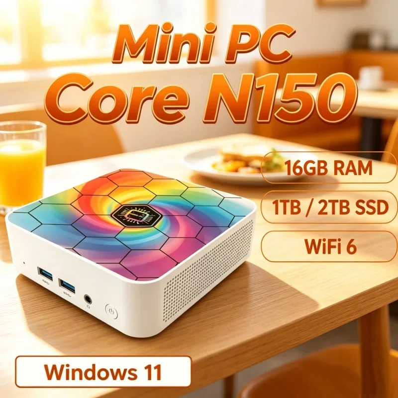 MINI PC Intel N150 Windows 11  - Pc Gaming Cafe review and price