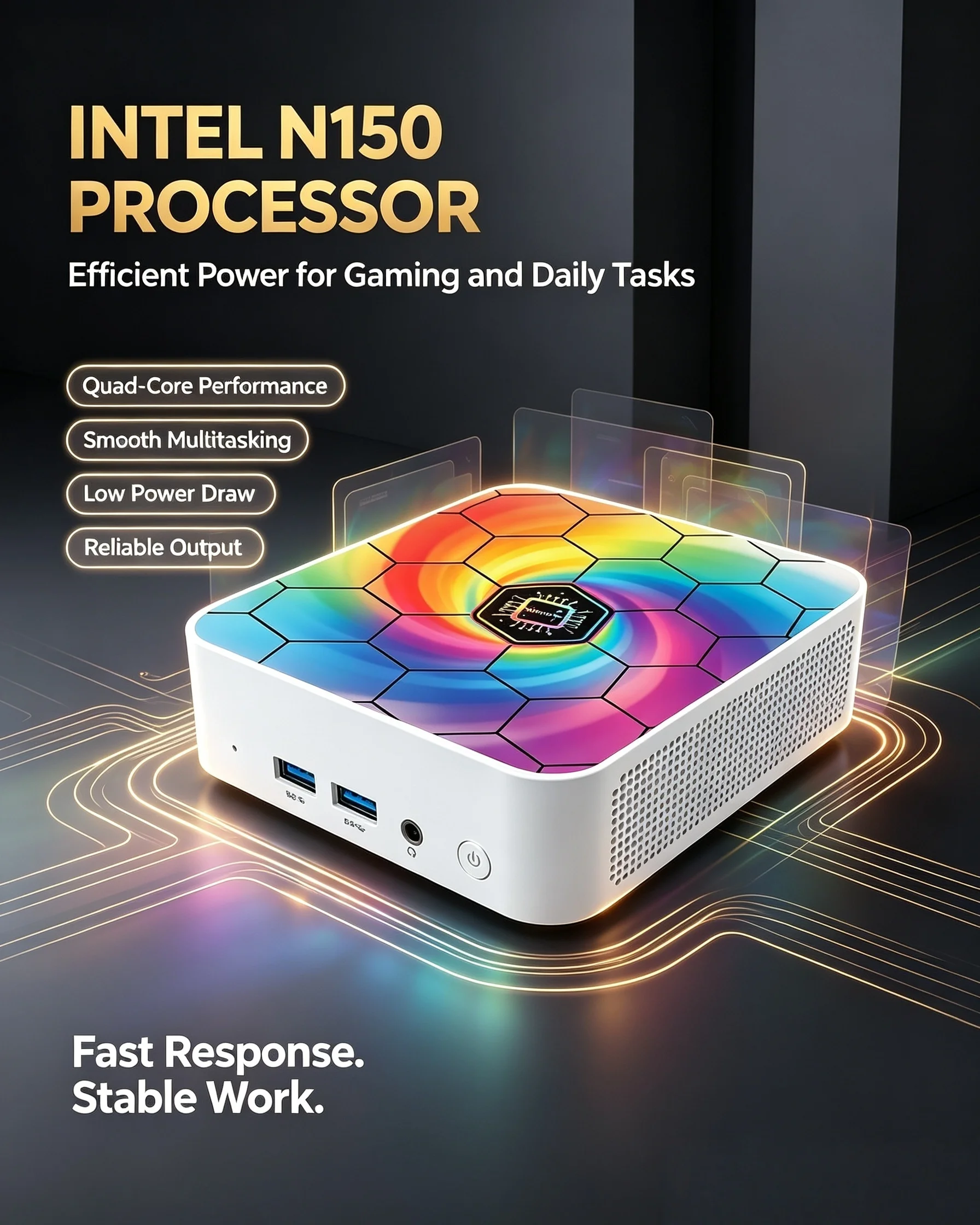 MINI PC Intel N150 Windows 11  - Pc Gaming Cafe review and price
