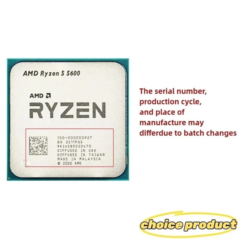 AMD Ryzen 5 5600 100% Brand Ne - Amd Cpu Ryzen 5 review and price