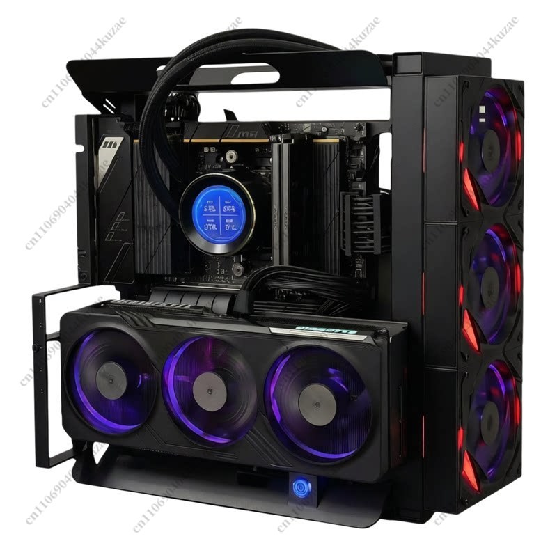 Open Frame Computer Case, Supp - Gpu Vertical Mount review and price
