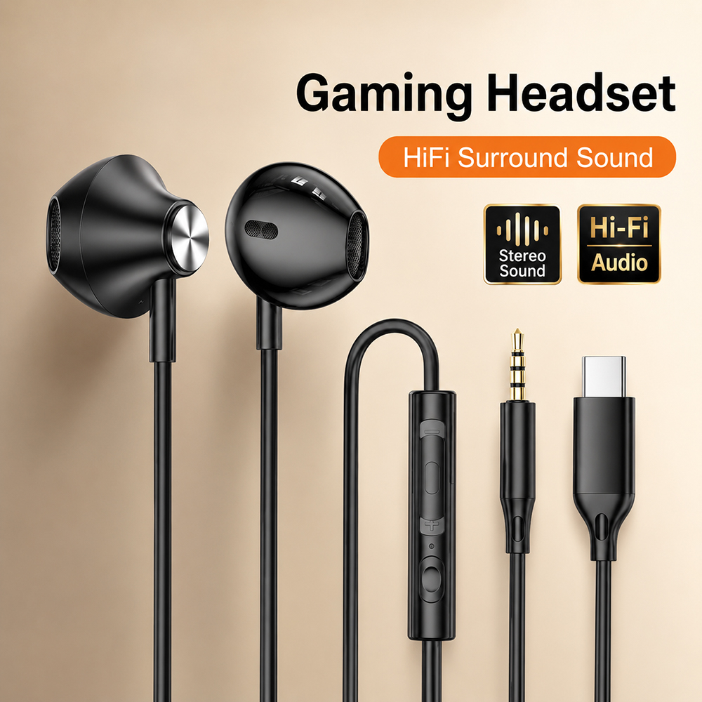 HiFi Surround Headphones Bass  - Pc Gaming Xiaomi review and price