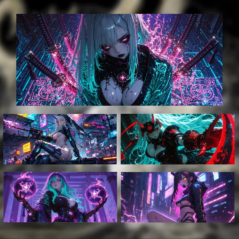 cyberpunk artwork Cyberpunk gi - Pc Gaming Girl review and price
