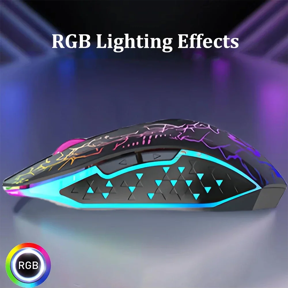 Bluetooth 5.2 Mouse RGB 2.4G W - Pc Gaming Hp review and price