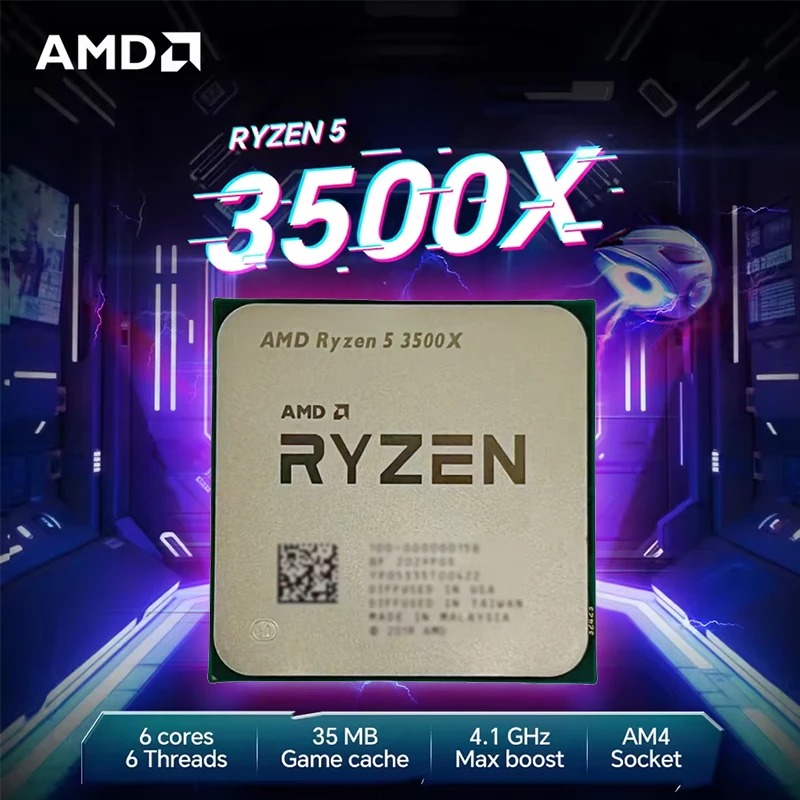 AMD Ryzen 5 3500X Desktop CPU  - Pc Gaming Ryzen review and price