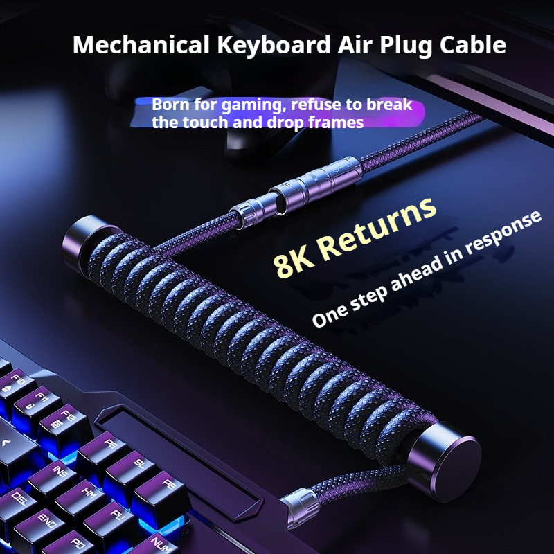 Eary 1.2m Coiled Keyboard Cabl - Pc Gaming Upgrades review and price