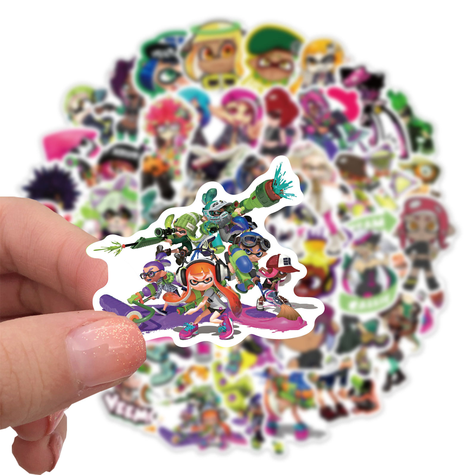 10/30/50pcs  Game Splatoon  Sk - Pc Gaming Girl review and price
