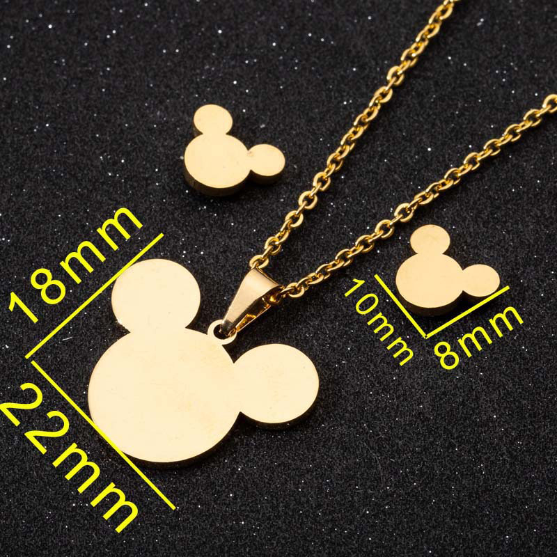 Cute Small Mickey Head Stainle - Pc Gaming Girl review and price