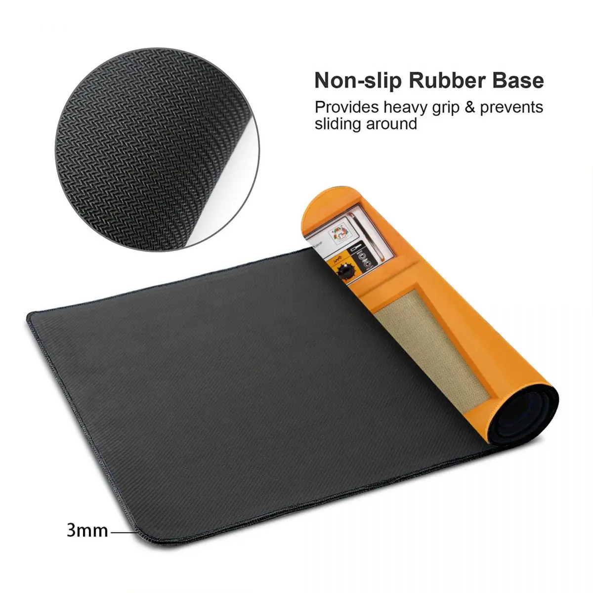 Large Mouse Pad Orange Color A - Pc Gaming Orange review and price