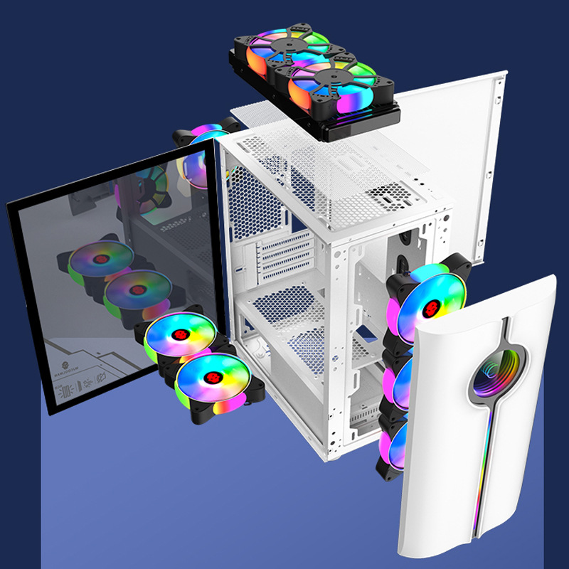 Gaming ATX PC Case With RGB Mi - Pc Gaming Cafe review and price