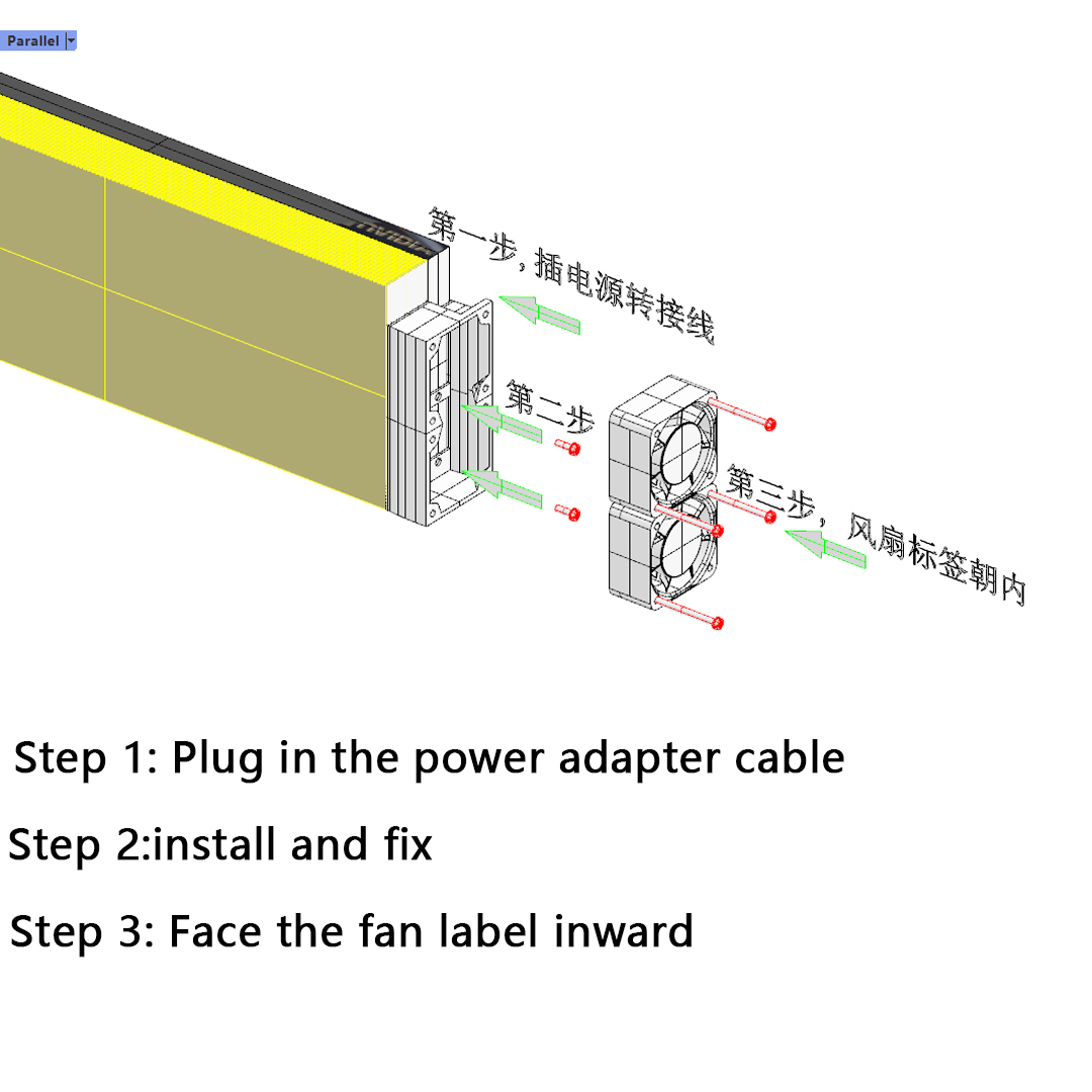 ADT-Link Universal GPU Cooler  - Gpu Vertical Mount review and price
